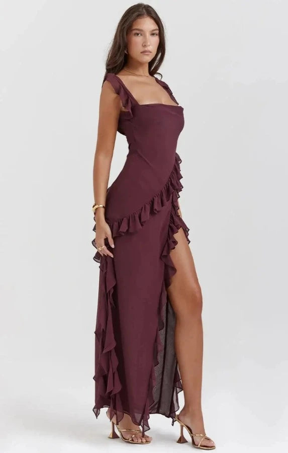 ARIANA RUFFLE DRESS