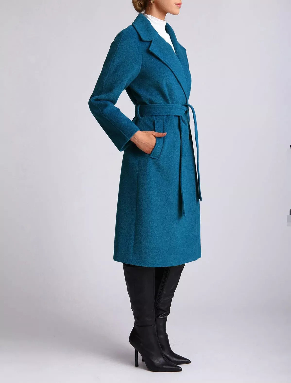 WOOL BELTED WALKER COAT