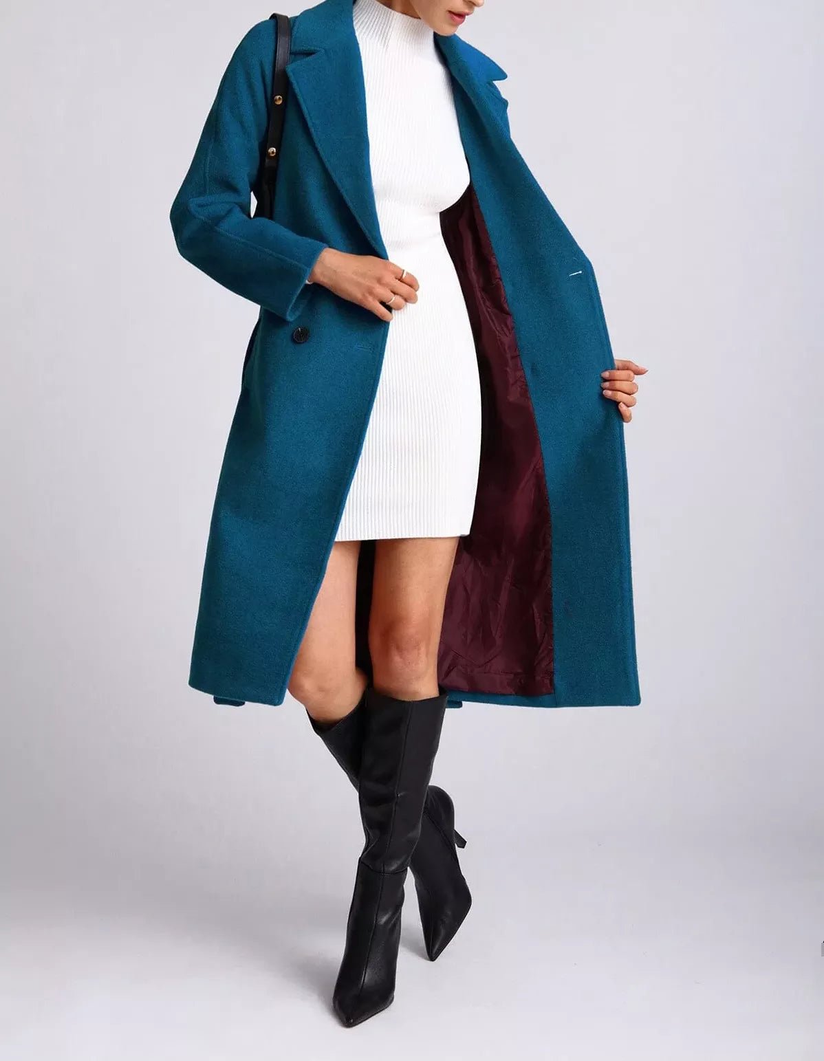 WOOL BELTED WALKER COAT