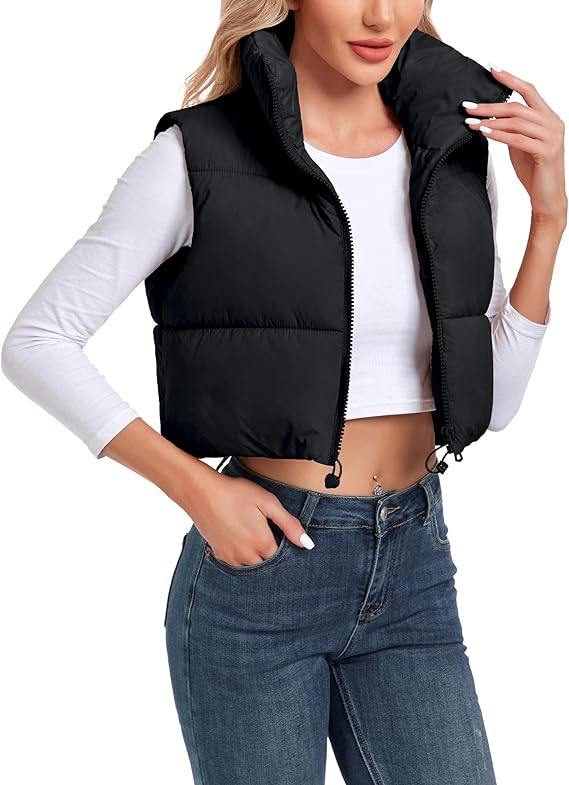 QUILTED PUFFER VEST