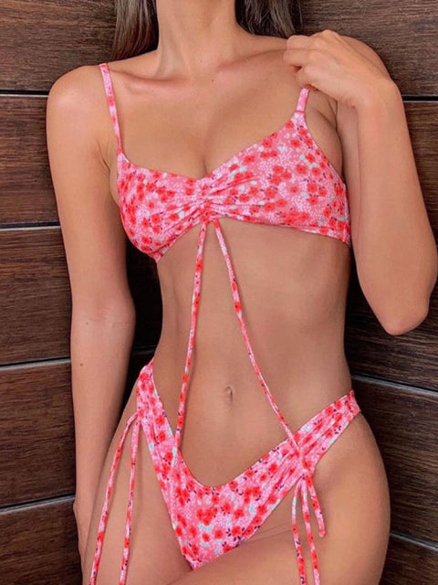 TRIANGLE DOUBLE SIDED BIKINI SET