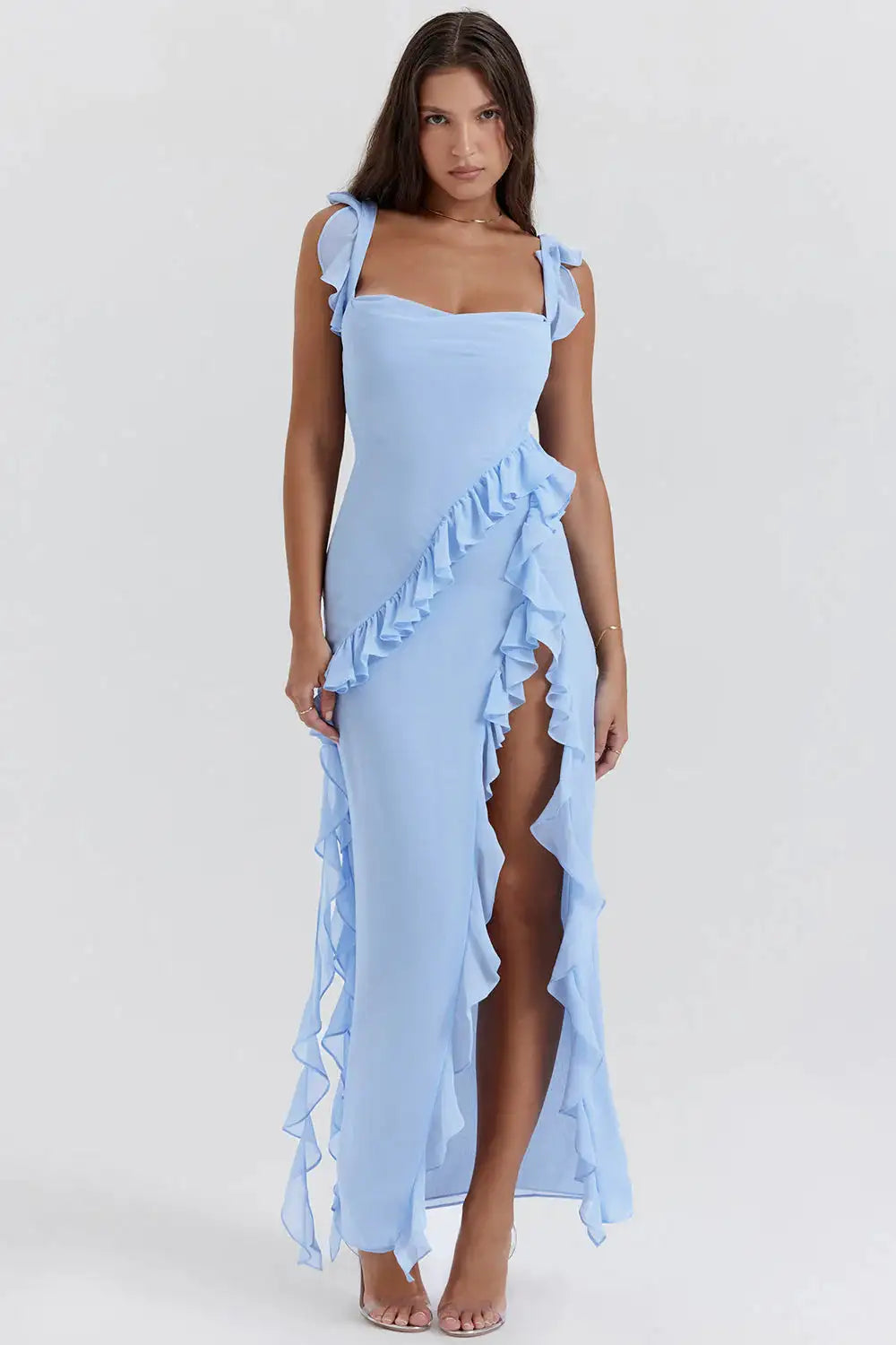 ARIANA RUFFLE DRESS