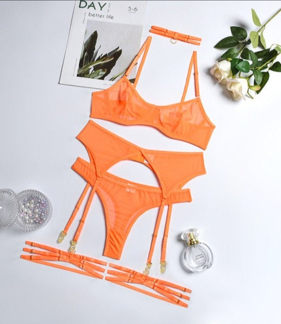 TIA 4 PIECE INTIMATES SET