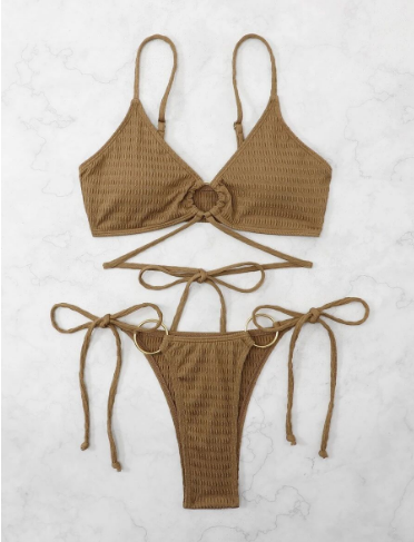 TRIANGLE DOUBLE SIDED BIKINI SET