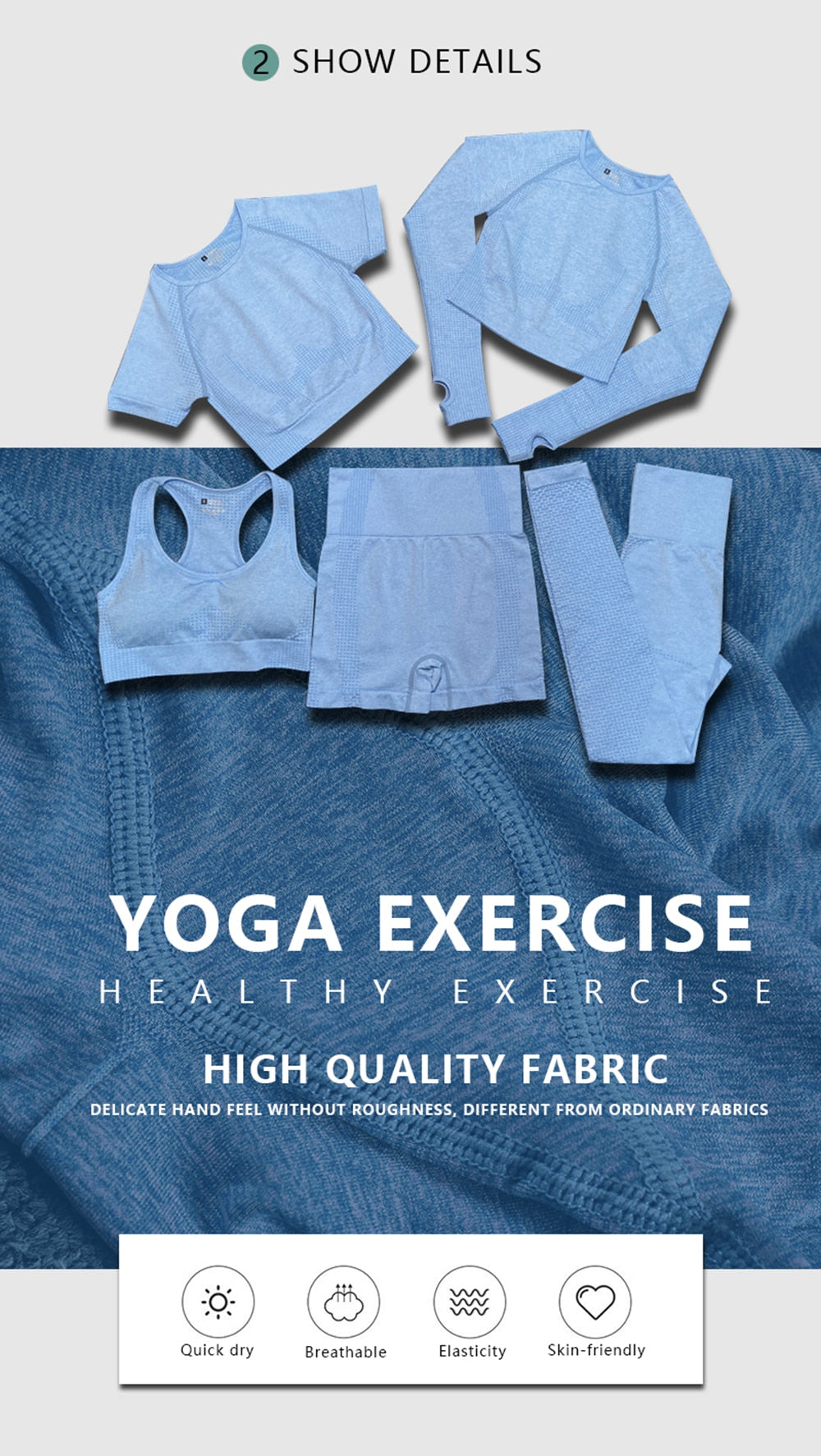 RENA 5 PIECE YOGA SET