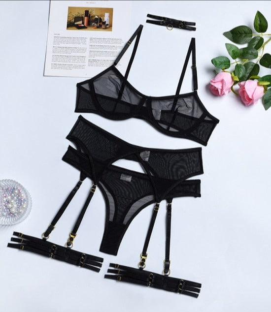 TIA 4 PIECE INTIMATES SET